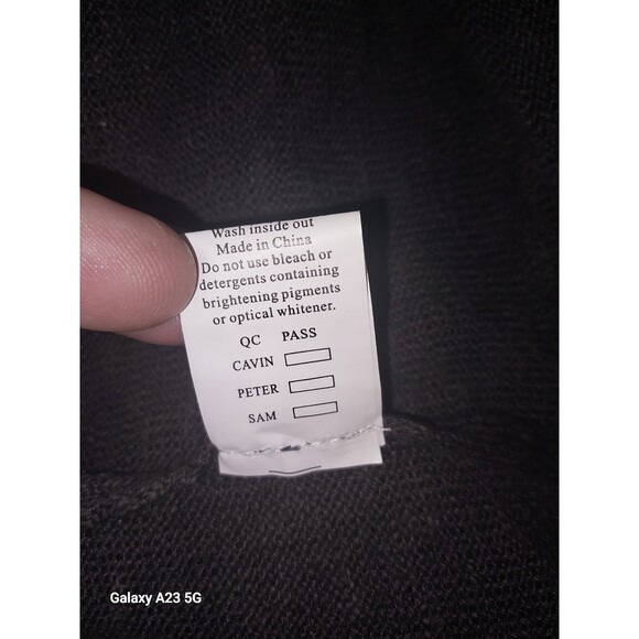 Life Blue Willi's XL Full Zip Linen Blend Color Block Sweater - Picture 7 of 7